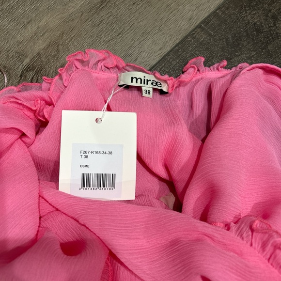 NWT Mirae Paris pink Esme dress - Picture 8 of 11